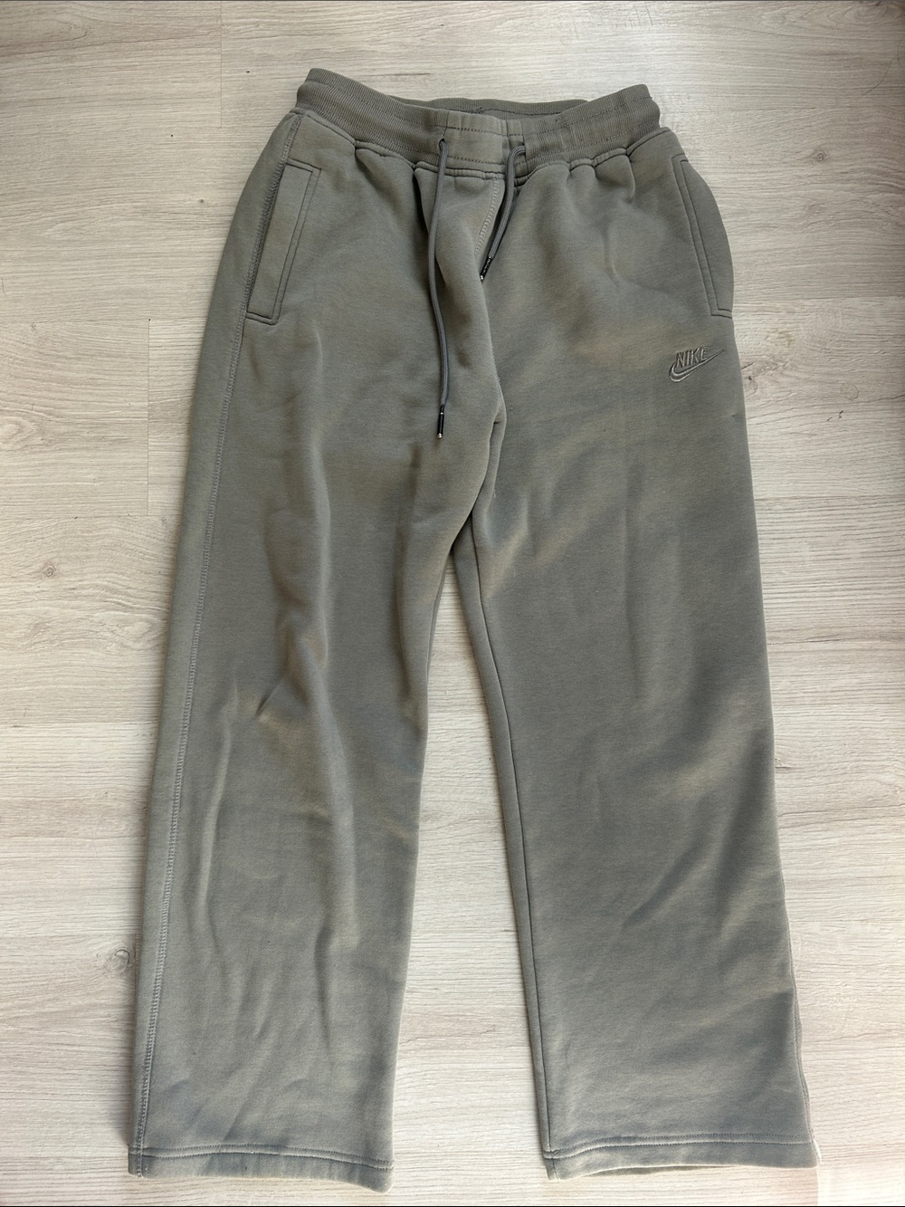 Nike Olive Sweatpants with Drawstring